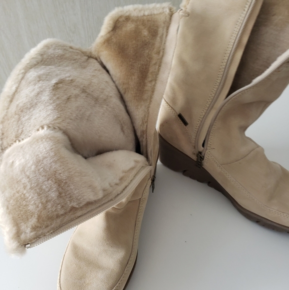 Brilliant waterproof Suede Fur Boots - Picture 8 of 16